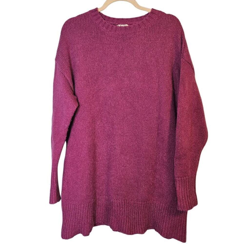 For Love & Lemons oversized sweater, berry colored. S. #917